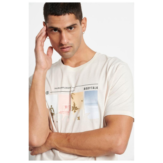 Bodytalk Ανδρική κοντομάνικη μπλούζα Beach